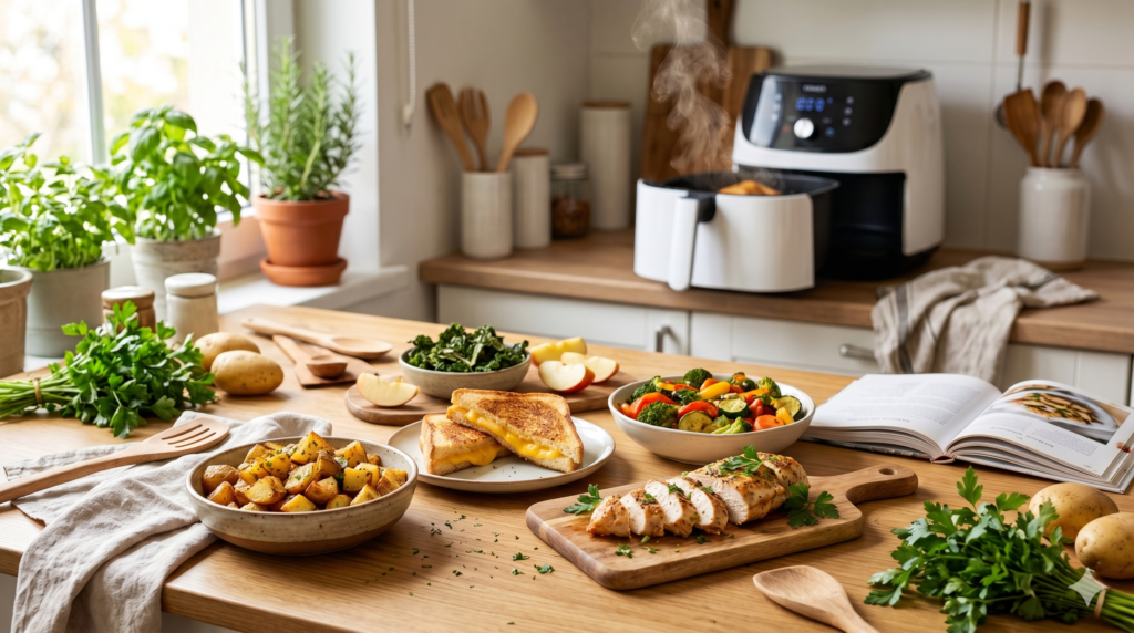 From quick lunches to easy dinners, everyday air fryer recipes make homemade cooking simple and enjoyable.