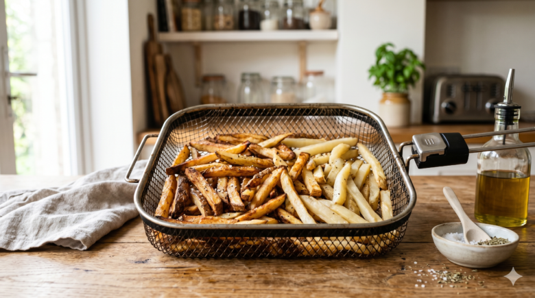 Air fryer food cooking unevenly inside the basket
