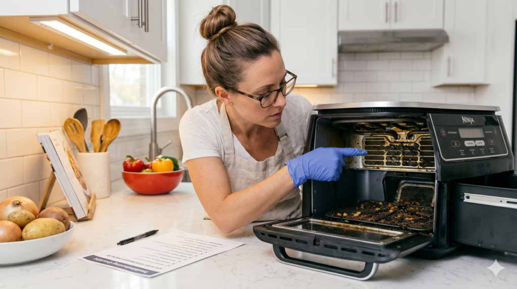Troubleshooting an air fryer that is making loud noises